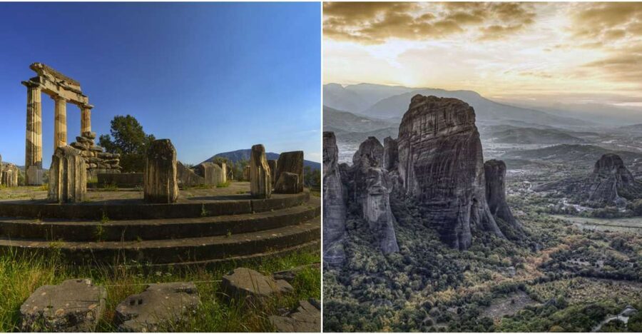 2 days Spanish guided tour in Delphi and Meteora - The road from Delphi to Meteora