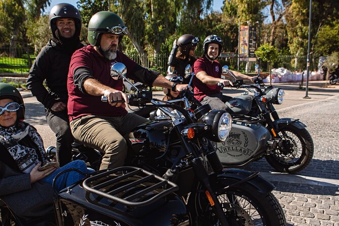 2 Hour Private Sidecar Tour to Athens Riviera & Lake Vouliagmeni - Riding gear, comfort, and practical details