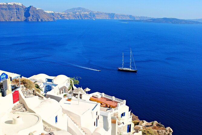 5 Day Tour in Delphi, Meteora, Santorini, Mykonos and Delos - Santorini’s volcano, beaches, and Oia sunset