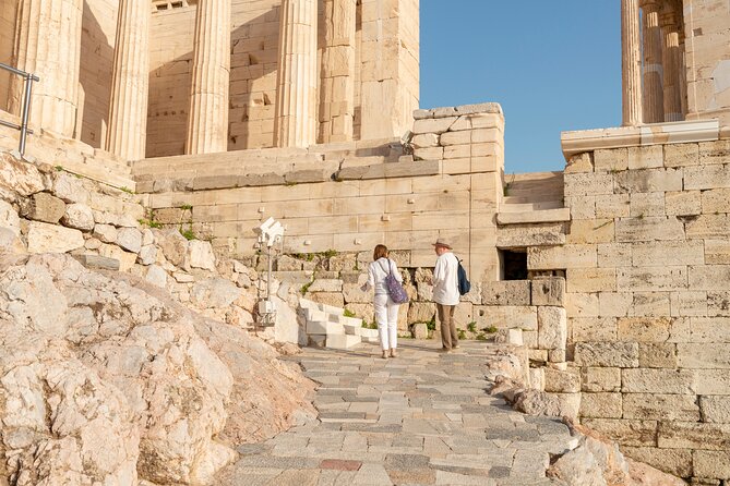 Acropolis 'GOLDEN-HOUR' Private Tour with Licensed Expert Guide - Temple of Athena Nike on the edge