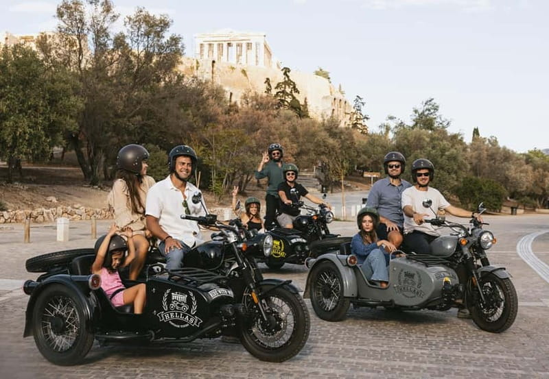 Acropolis of Athens: 60′ Tour in a Vintage Motorcycle - Why a sidecar is a smart way to see central Athens
