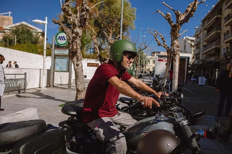Acropolis of Athens: 60′ Tour in a Vintage Motorcycle - Plaka: narrow lanes beneath the Acropolis