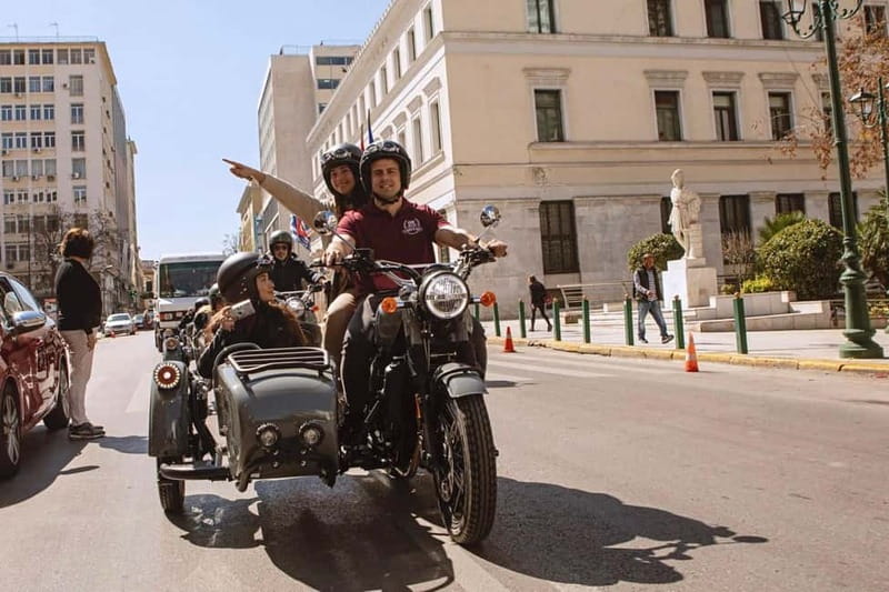 Acropolis of Athens: 60′ Tour in a Vintage Motorcycle - What the motorcycle and sidecar are really like
