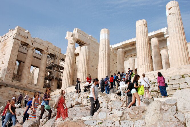 Acropolis & Parthenon Entrance Ticket w/optional SG Audio Tours - Heat, marble, crowds, and the climb