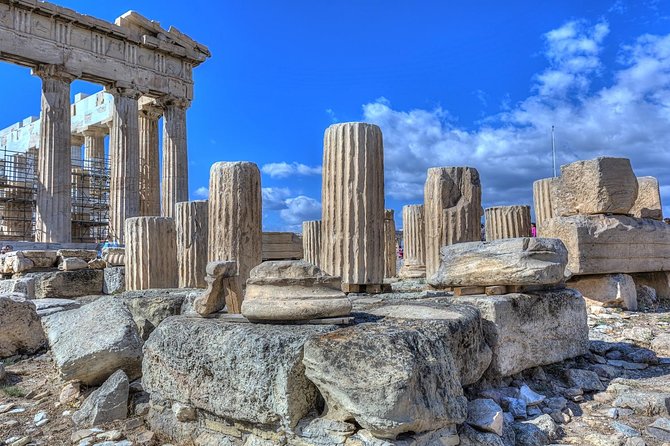 Acropolis & Parthenon Entrance Ticket w/optional SG Audio Tours - Entering the Acropolis with a phone ticket