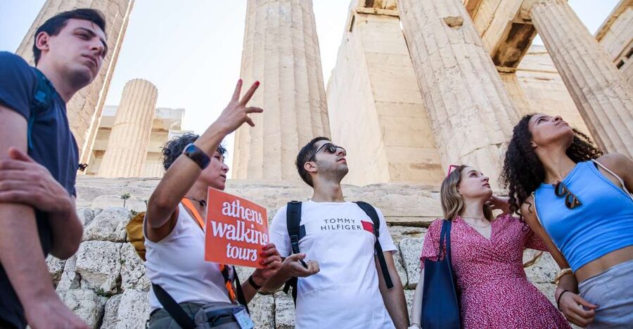 Acropolis, Plaka & Ancient Agora Guided Tour - The south slope and the Dionysus Theater