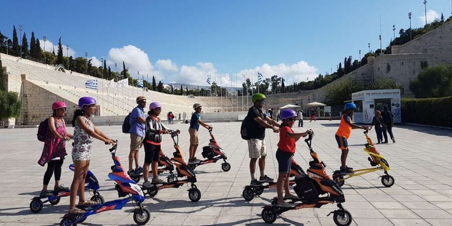 Acropolis Walking Tour & Athens Highlights by Electric Trike - Walking through the Theater of Dionysus