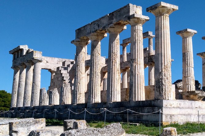 Aegina Island St Nektarios & Temple of Athina Aphaia Private Tour - Optional Moni Island: a swim with extra planning