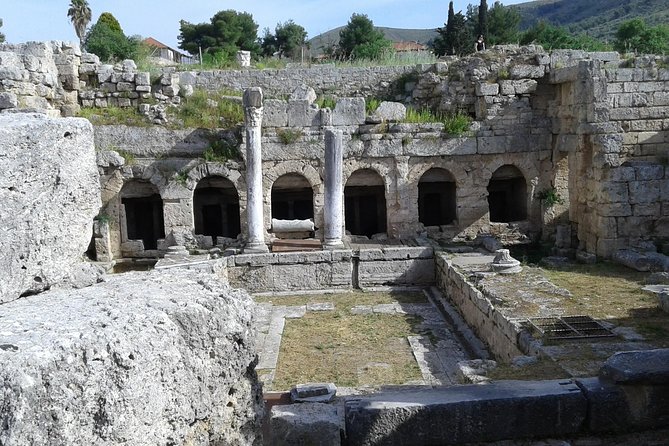 Anc. Corinth, Mycenae, Epidaurus & Nafplio Full Day Private Tour - Ancient Corinth and the Temple of Apollo