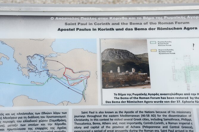 Ancient Corinth, Isthmus/ Kechries Private biblical tour from Athens or Nafplion - Key points to know before you book