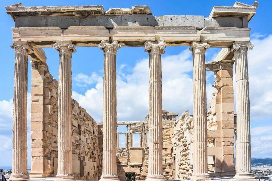 Athens: Acropolis Guided Walking Tour without Entry Ticket - Walking through the Propylaea