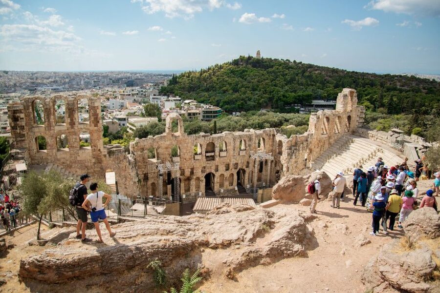 Athens, Acropolis & Museum Tour without Tickets - Plaka and the pedestrian route to the Acropolis