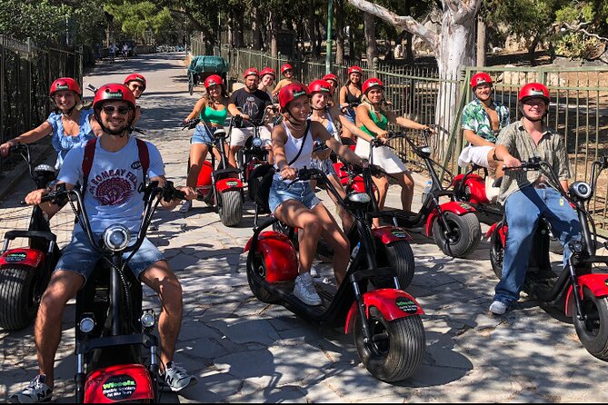Athens Acropolis Official E-Scooter Guided Tour Fat E-Bike - Gazi and the city ride between sites