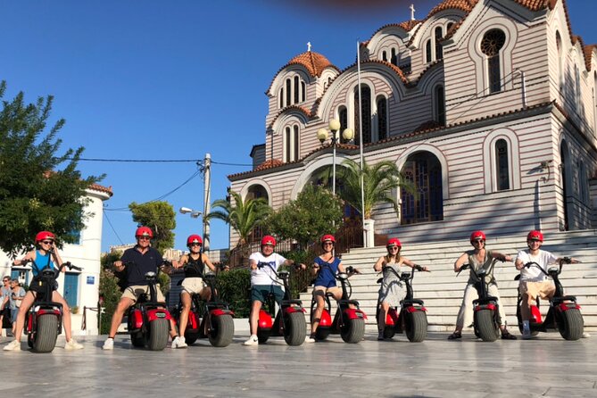 Athens Acropolis Official E-Scooter Guided Tour Fat E-Bike - Temple of Hephaistos in the Ancient Agora