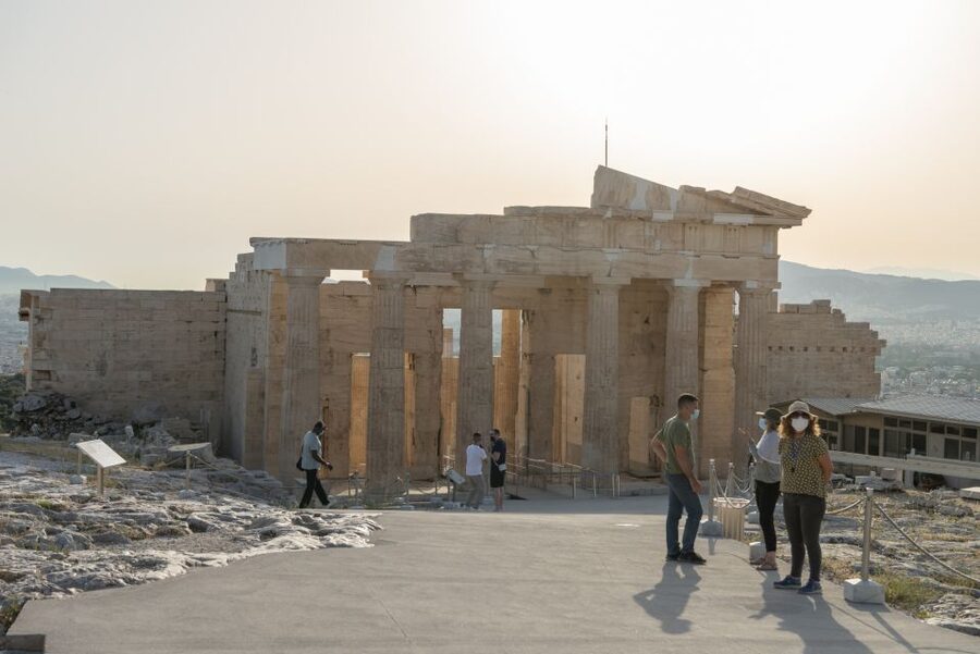 Athens: Acropolis & Plaka Neighborhood Private Walking Tour - The old defensive walls and the climb uphill