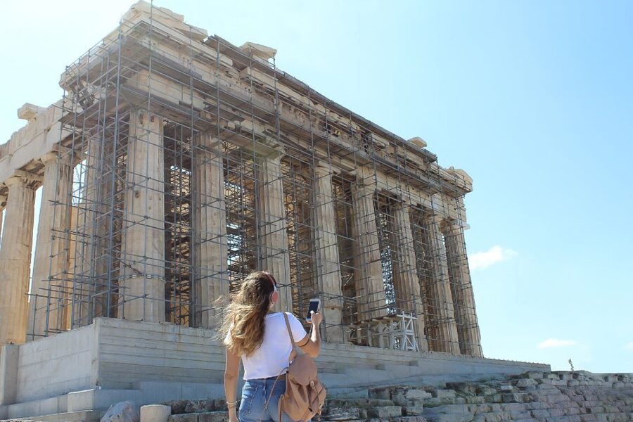 Athens: Acropolis Ticket with Multilingual Audio Guide - Starting at the great staircase and Propylaea