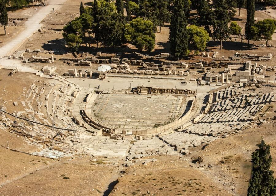 Athens: Acropolis Visit and City Night Tour - Theatre of Dionysus and the Caryatids