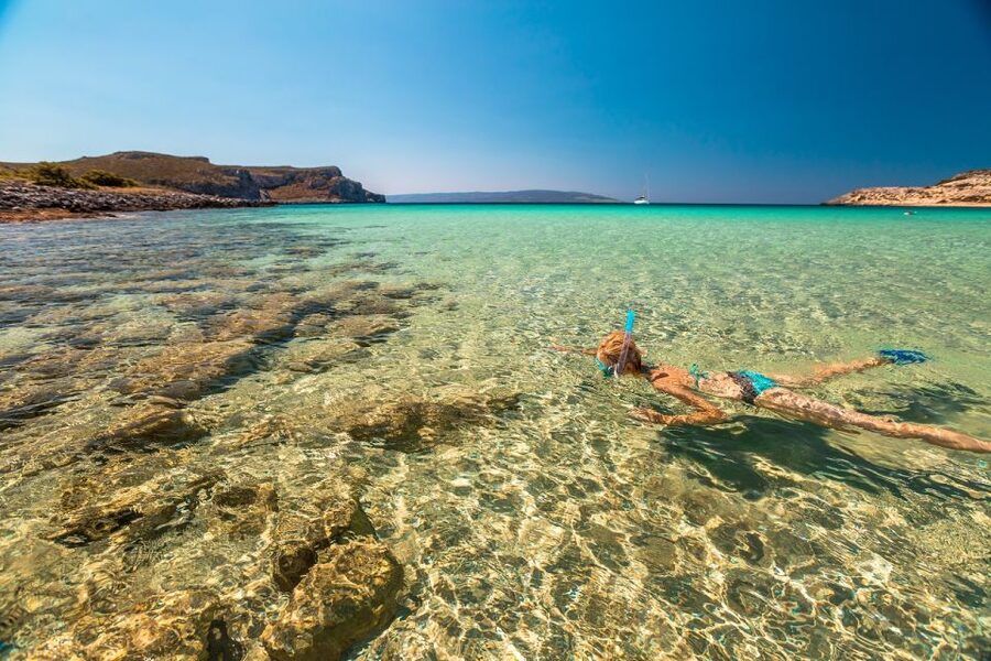 Athens: Aegina, Agistri & Metopi Swimming Cruise with lunch - A full day at sea from Marina Kallithea