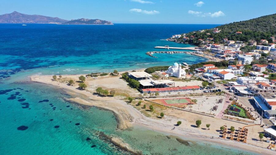 Athens: Aegina, Agistri & Metopi Swimming Cruise with lunch - The Metopi swimming stop