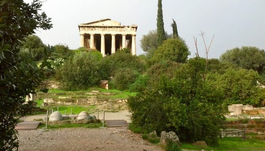 Athens: Agora and Hephaistos Temple Entrance Ticket - The museum and the Spartan shield