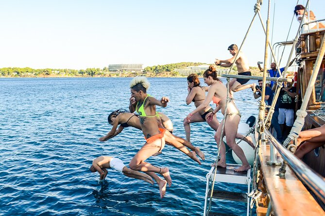 Athens: All Day Cruise to Agistri Moni Aegina with Lunch & Drinks - Greek lunch with open-water views