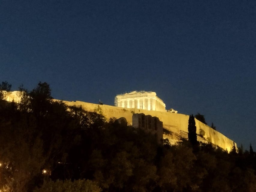 Athens and Piraeus: Private Night Tour - The Acropolis from the outside