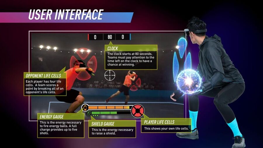 Athens: AR sports experience at HADO Dafni - What the experience does best