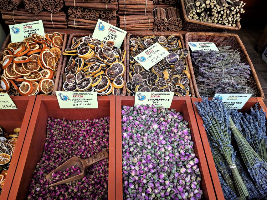 Athens: Authentic Greek Food Walking Tour - Evripidou ends with meze, drinks, and dessert