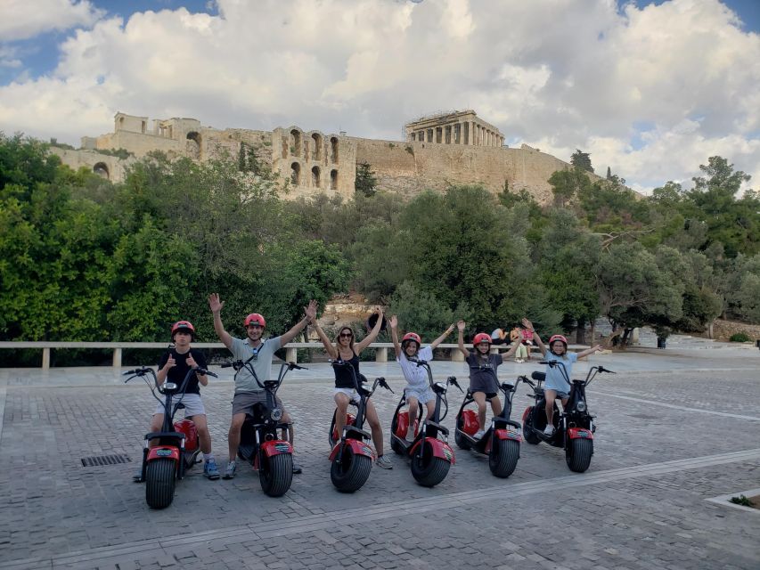 Athens: Award-Winning Acropolis Guided e-Scooter Tour - The safety briefing and first scooter lesson