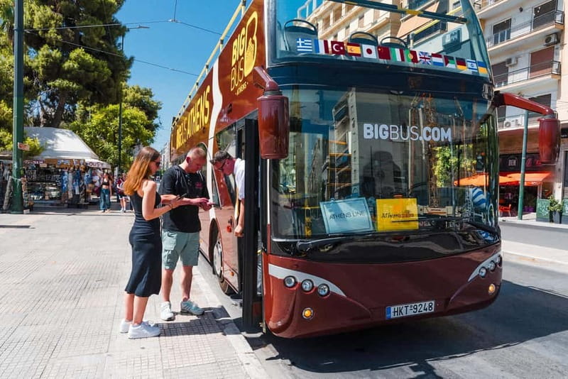 Athens: Big Bus Hop-on, Hop-off Tour by Open-Top Bus - Museums, stadiums, and the quieter central stops