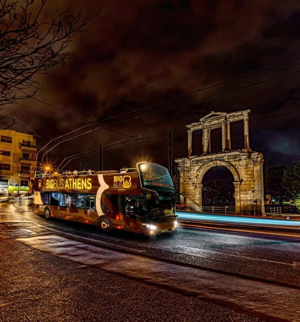 Athens: Big Bus Panoramic Night Tour by Open-Top Bus - Key points about the Athens night ride
