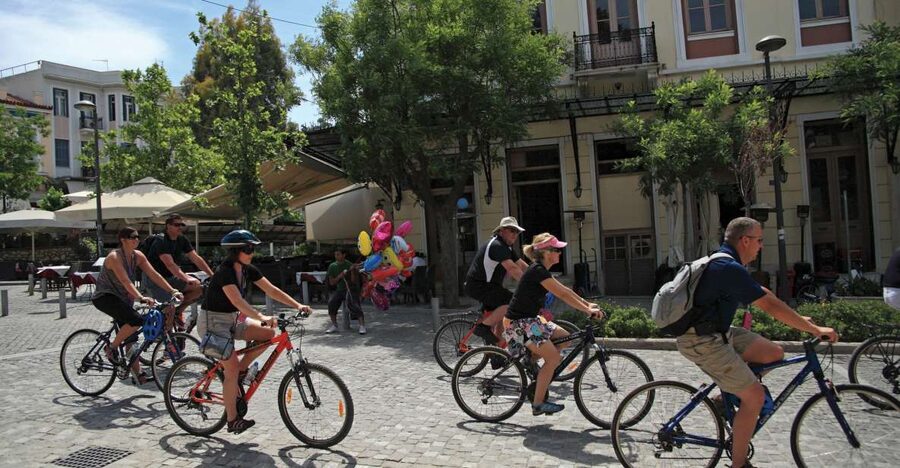 Athens: Bike Tour of Athens Historical Centre - The Panathenaic Stadium: one of Athens’ best photo stops