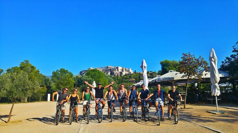 Athens: Bike Tour with Acropolis & Parthenon Visit - Walking up the Acropolis for 90 minutes