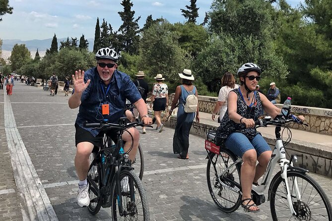 Athens by E-Bike: Monuments, Food & Transfers (Cruise Tour) - Mars Hill for the city view