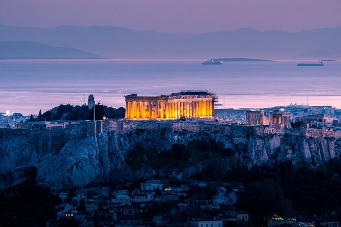 Athens By Night Private Sightseeing Tour - Mount Lycabettus and the best view of the night
