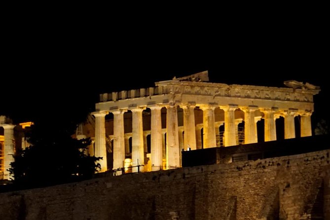 Athens By Night Private Tour - The Acropolis under evening light