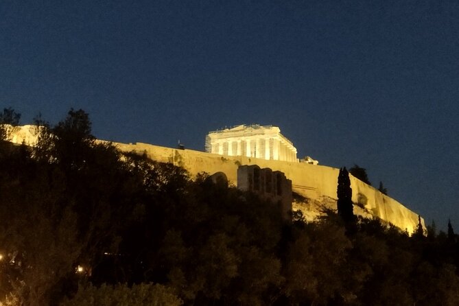 Athens by Night Tour - The Acropolis from the south side