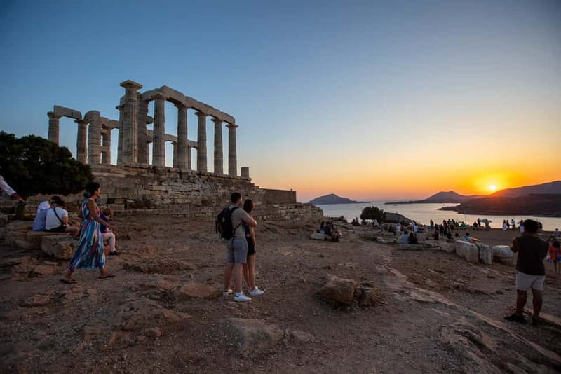Athens: Cape Sounion & Temple of Poseidon Sunset Experience - The Greek Riviera drive through Glyfada and Vouliagmeni