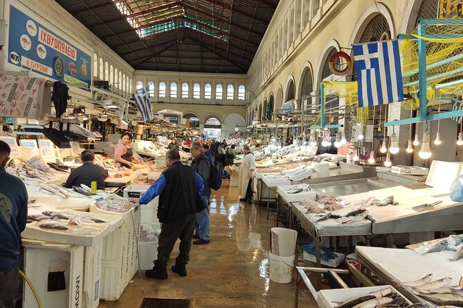 Athens Central Market Tour and Greek Cooking Class with Penelope - Cooking Greek food with Penelope