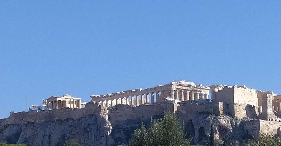Athens city center walking tour - Zappio and the shift toward old Athens