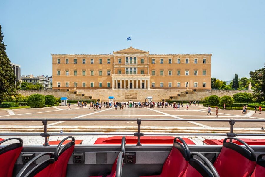 Athens: City Sightseeing Hop-On Hop-Off Bus Tour - Temple of Olympian Zeus and the National Garden