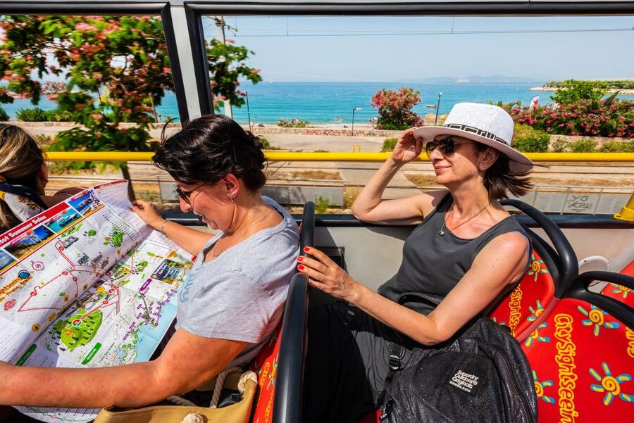 Athens: City Sightseeing Hop-On Hop-Off Bus Tour - Taking the Piraeus route