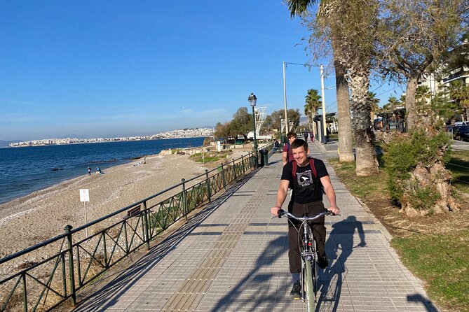 Athens Coastal Bike tour and Swimming Adventure - Is the route suitable for families and beginners?