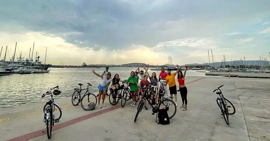 Athens Coastline: Explore by Bike - The Georgios Averof battleship