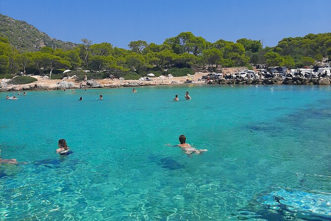 Athens Combo Ticket: Full-Day Cruise and Hop on Hop off Bus - The southern coast route reaches Vouliagmeni
