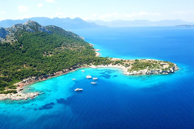 Athens Combo Ticket: Full-Day Cruise and Hop on Hop off Bus - Agistri gives you the first island break
