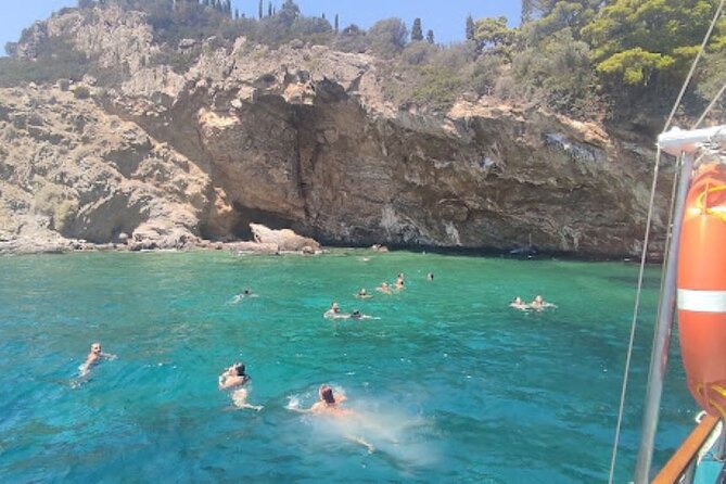 Athens Cruise Tour with Mediterranean BBQ - Erotospilia and its sunken cave