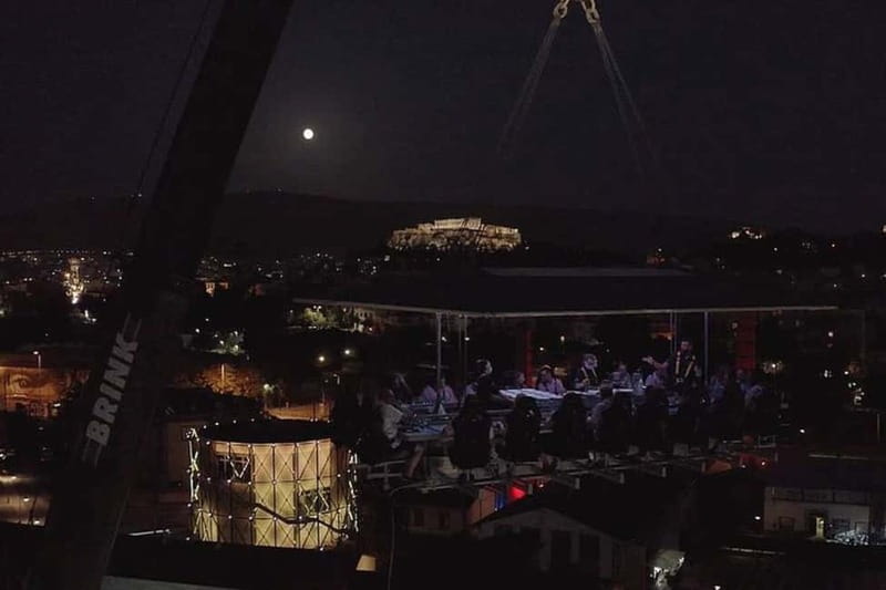 Athens: Dinner in the Sky Experience - Service, group mood, and the human side