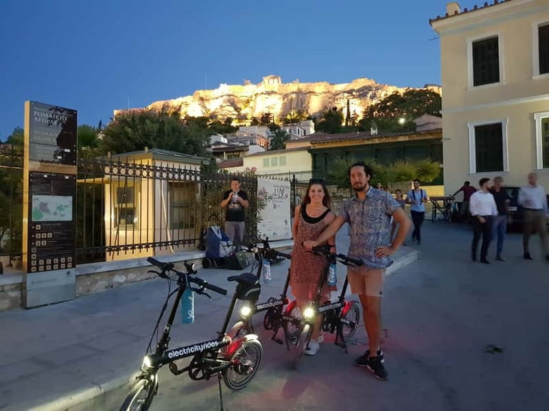 Athens: Discover the City Electric Bike Night Tour - Anafiotika, Plaka, and the old lanes
