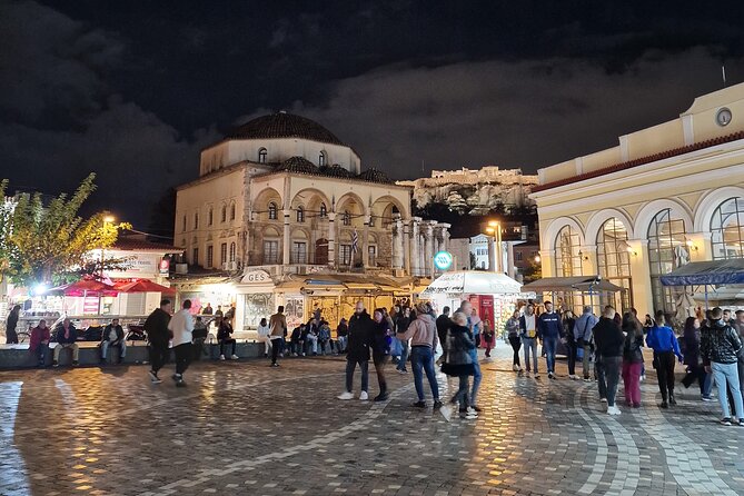 Athens Evening Food Tour - Starting in Monastiraki with souvlaki and Acropolis views